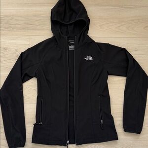 The North Face Women's Black Hooded Softshell Jacket
